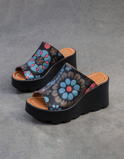 EP à talons compensés LD Floral