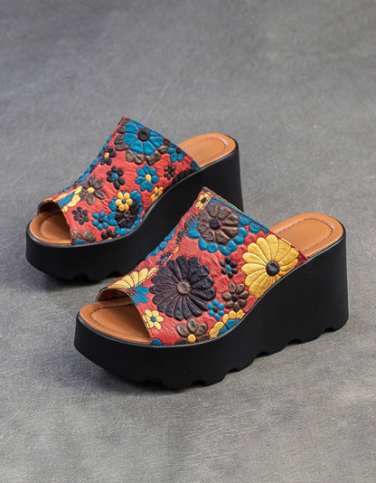 EP à talons compensés LD Floral