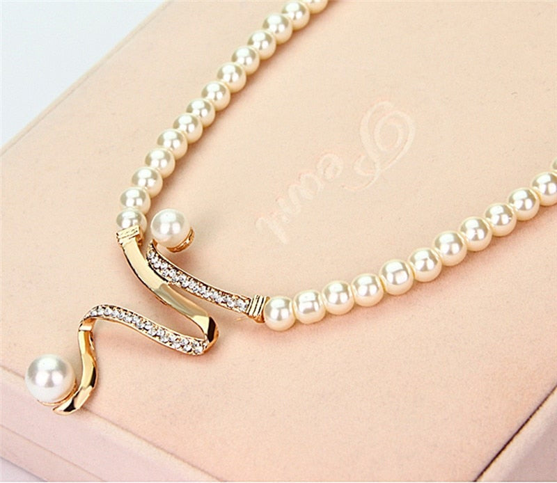 Delicate Artisan Pearl Set