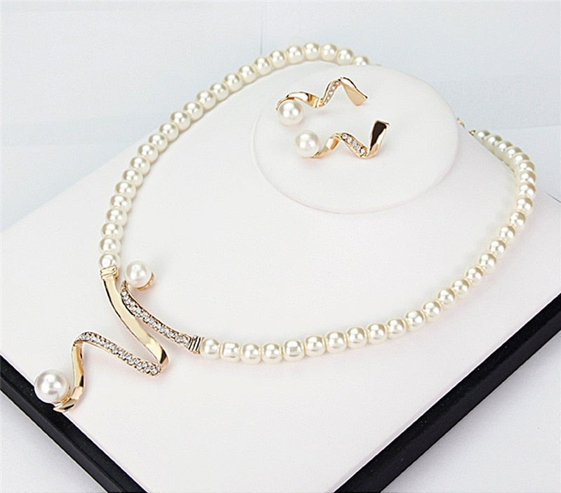 Delicate Artisan Pearl Set