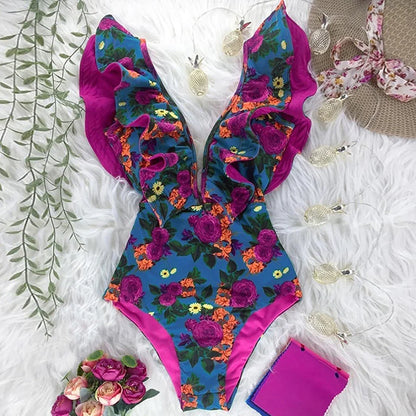 Beautifully Finished Monokini in a Timeless Design
