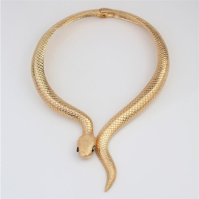 Exaggerated Snake Necklace
