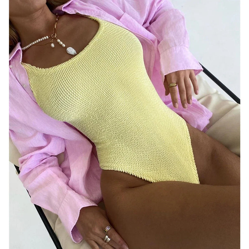 Inspired Bathing Suit With a Contemporary Edge