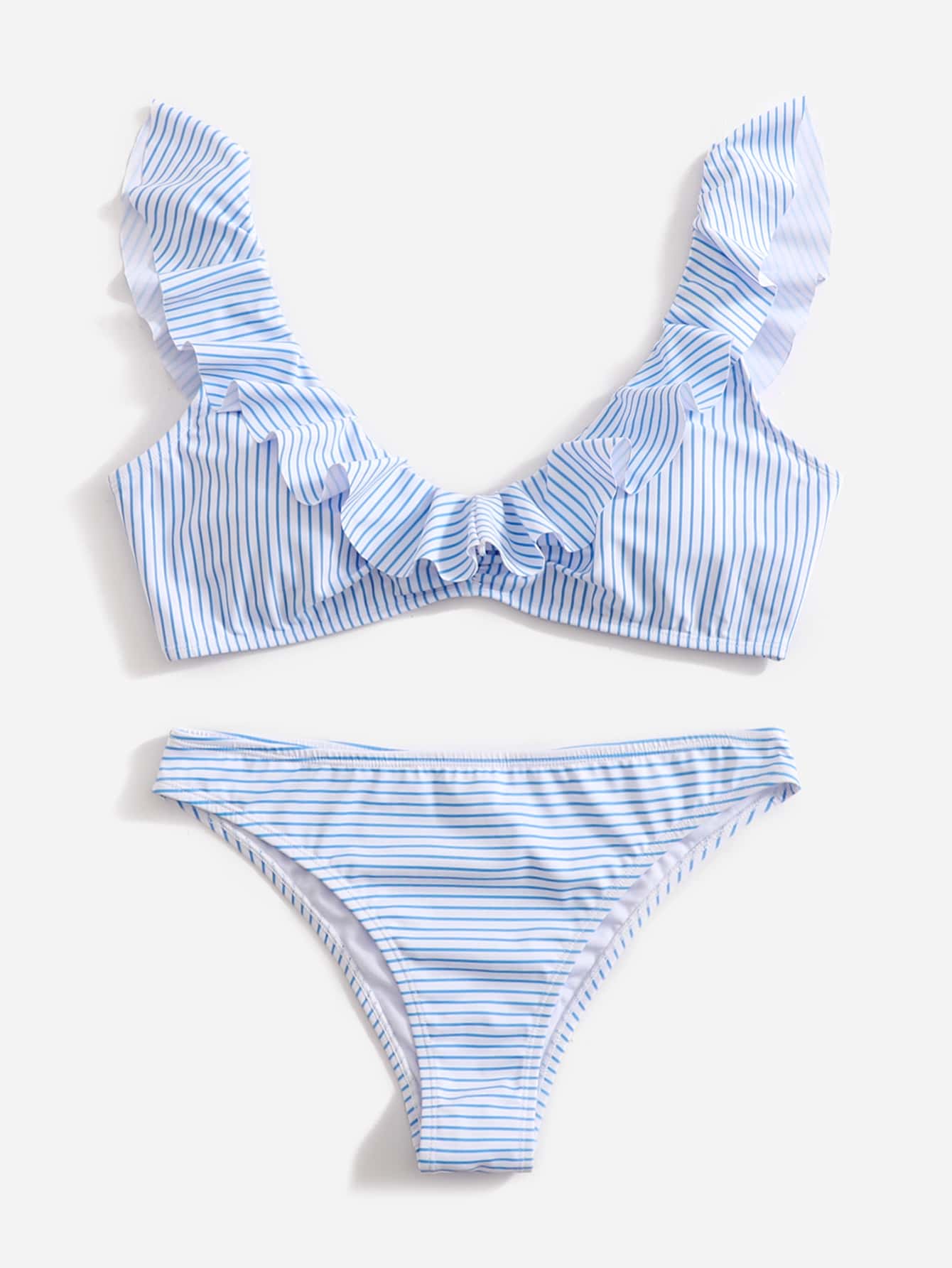 Carla® | Striped Summer Bikini Set for With Maritime Design