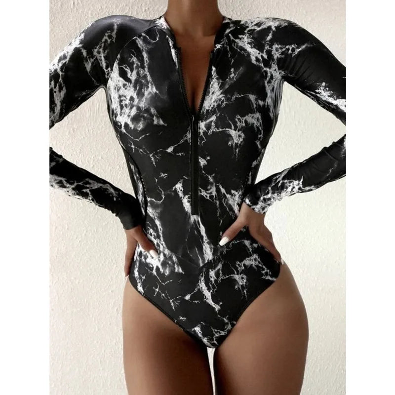 Sophisticated Bathing Suit With a Clean Classic Look