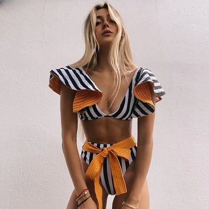 Inspired Bathing Suit With a Contemporary Edge