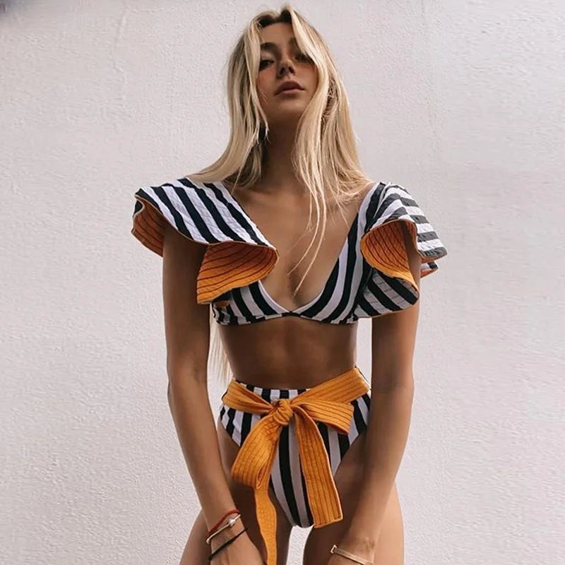 Inspired Bathing Suit With a Contemporary Edge