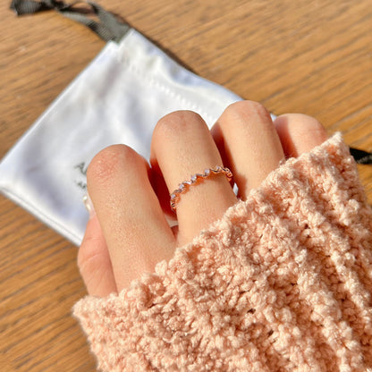 Pink Wave Ring
