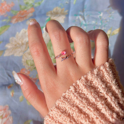 [] Butterfly Aurora Ring
