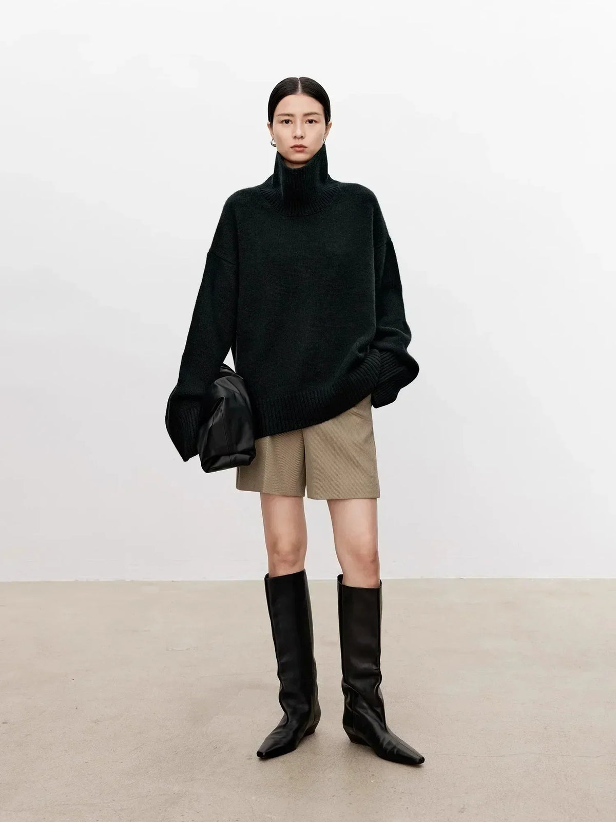 LM | MW - cozy knitted midi sweater