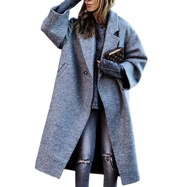 LM | long, warm wool coat in enchanting colors