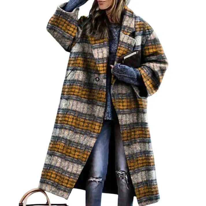 LM | long, warm wool coat in enchanting colors