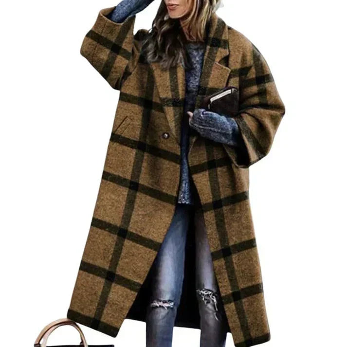 LM | long, warm wool coat in enchanting colors