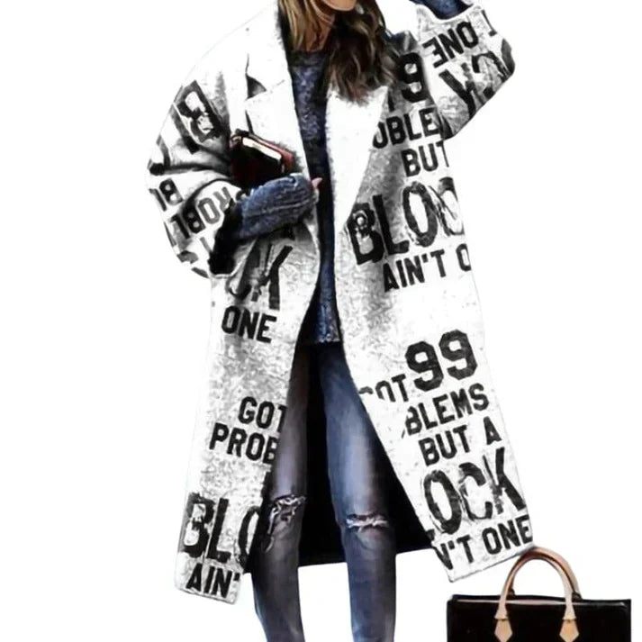 LM | long, warm wool coat in enchanting colors