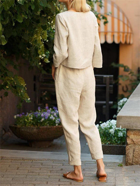 LM | Elegant, colorful 2-piece summer set
