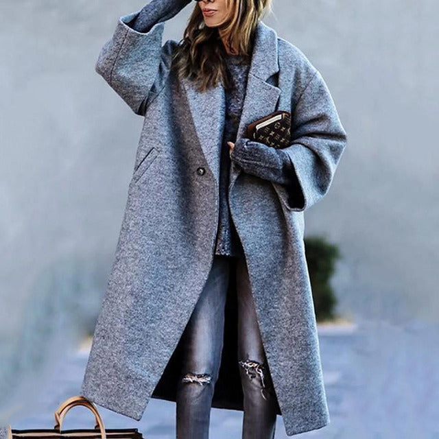 LM | Elegant warm wool coat
