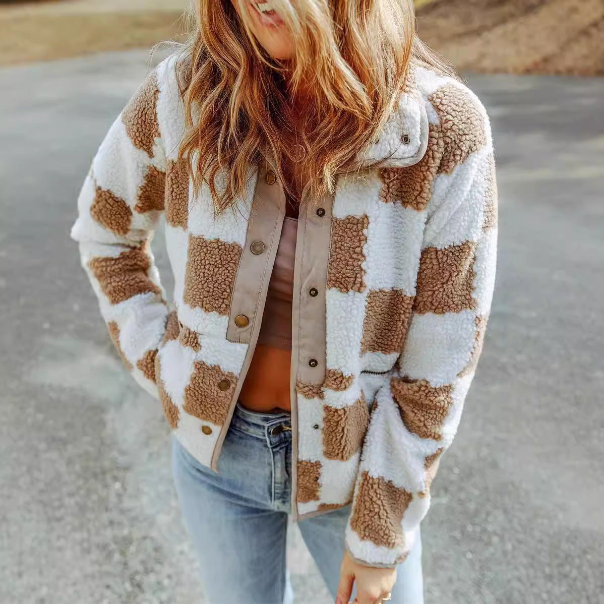 LM | Patchwork jacket for women