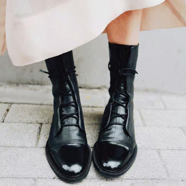 Vintage Inspired Orthopedic Boots