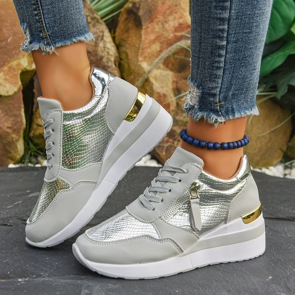 Classic Orthopedic Trainers with Timeless Style