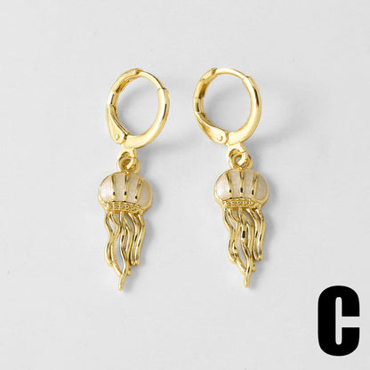 Joselyn Ocean Charm Drop Earrings