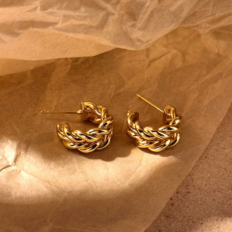Collyns Interlaced Hoop Earrings