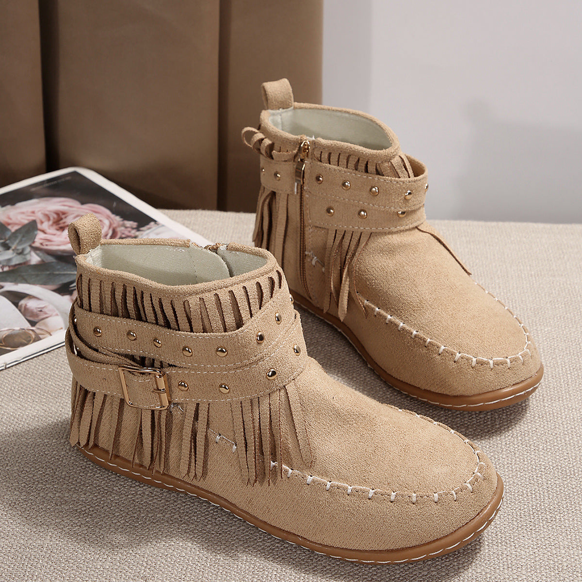 Classic Orthopedic Boots with Timeless Style