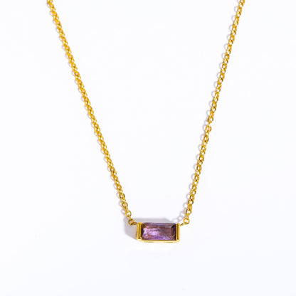 Bree Dainty Birthstone Necklace