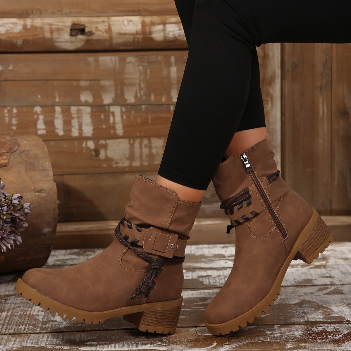 Chic Orthopedic Boots with Unique Design