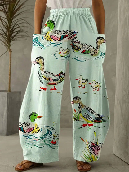 Poli et ludique Pantalon