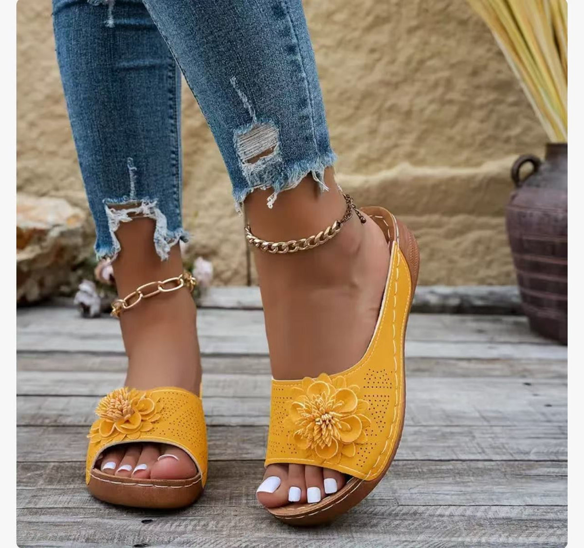 Vintage Inspired Orthopedic Sandals