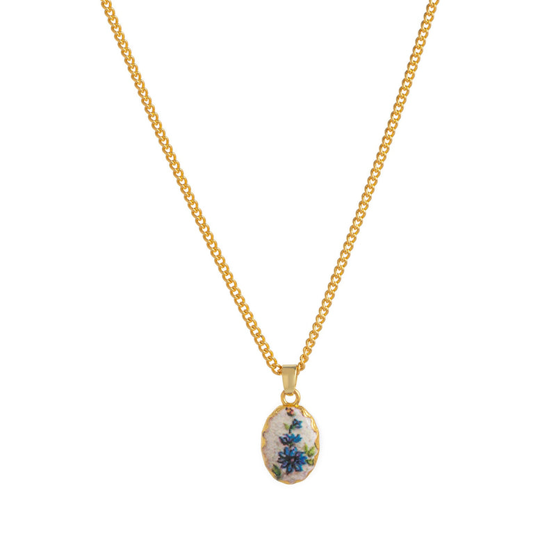 Ayelen Painted Pendant Necklace