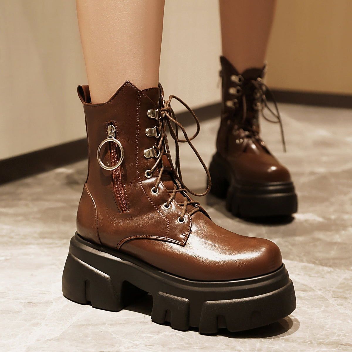 Vintage Inspired Orthopedic Boots