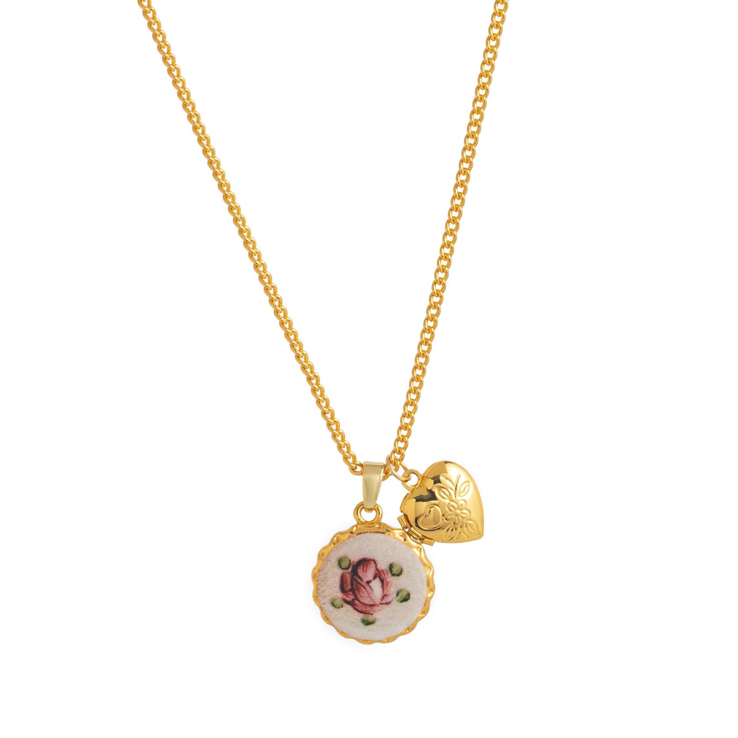 Ayelen Painted Pendant Necklace