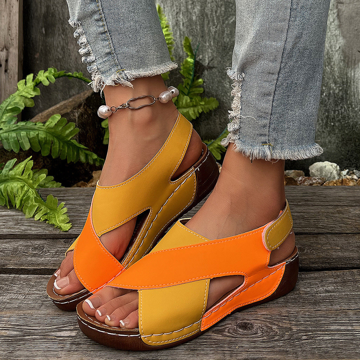 Vintage Inspired Orthopedic Sandals