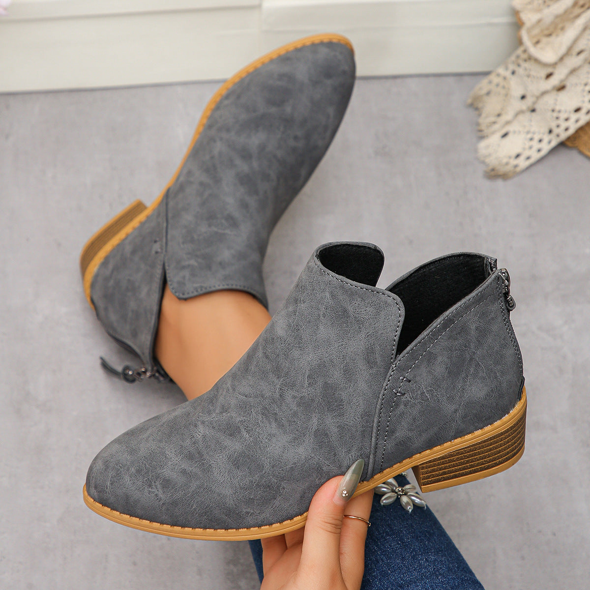 Classic Orthopedic Boots with Timeless Style