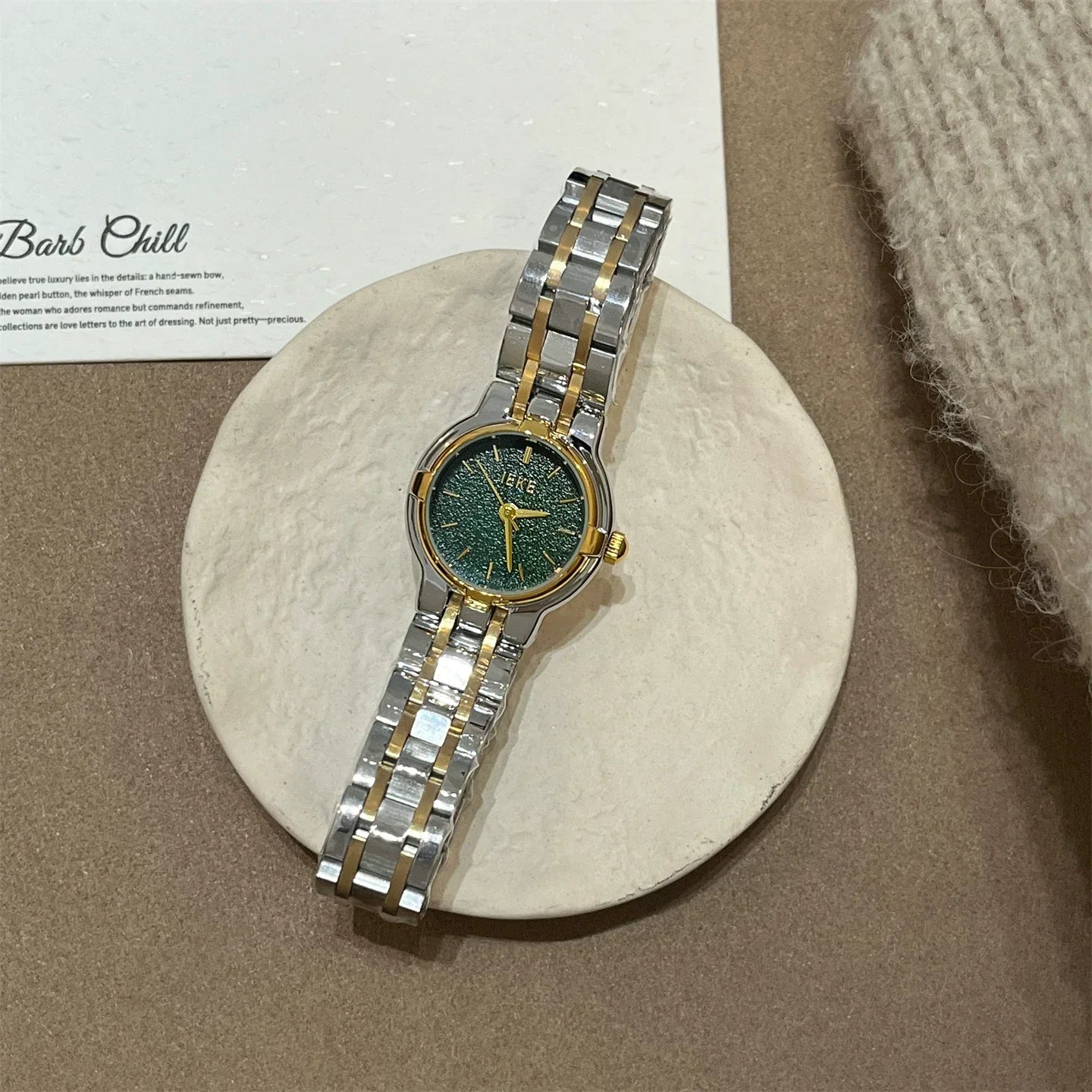 Round Minimalist Bracelet Watch