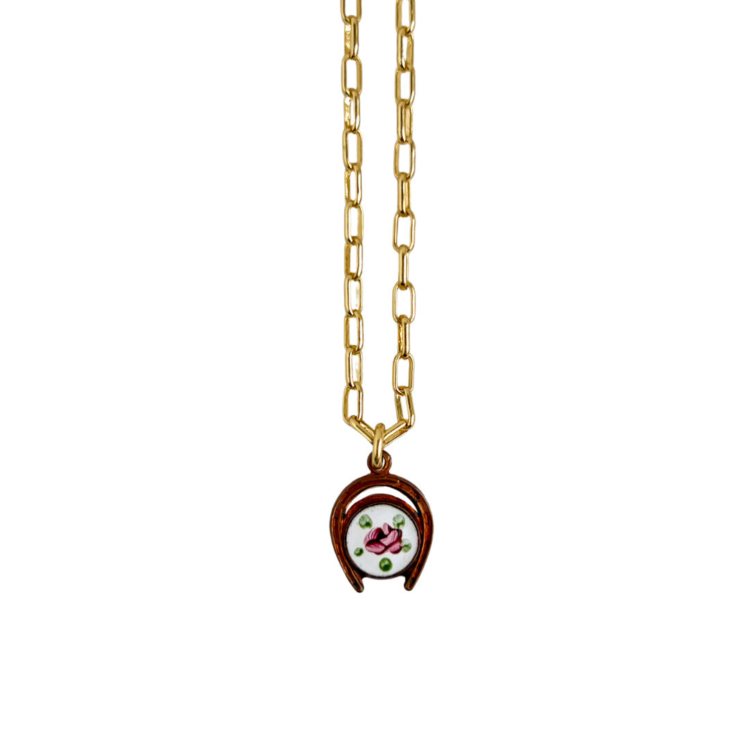 Ayelen Painted Pendant Necklace