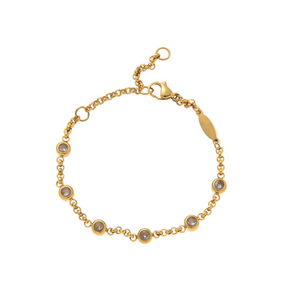 Hasset Minimal Birthstone Bracelet
