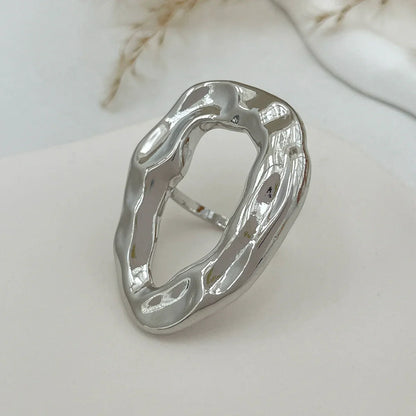 Ameena Geometric Petal Ring