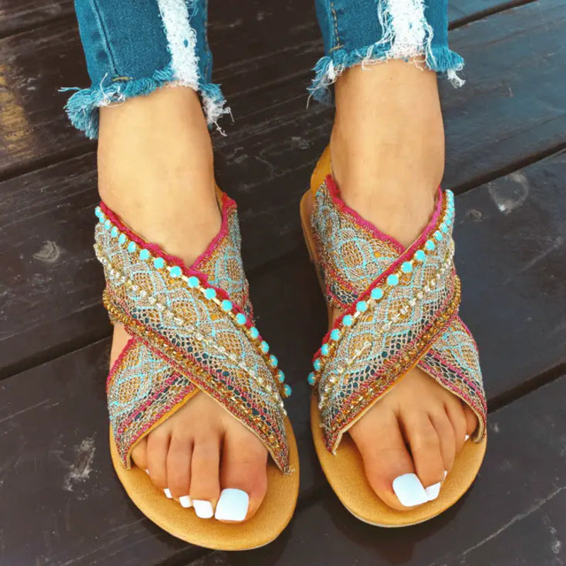 Vintage Inspired Orthopedic Sandals