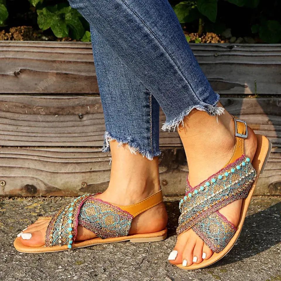 Vintage Inspired Orthopedic Sandals