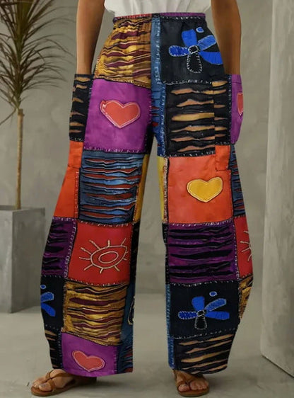 Vibrant et unique Pantalon