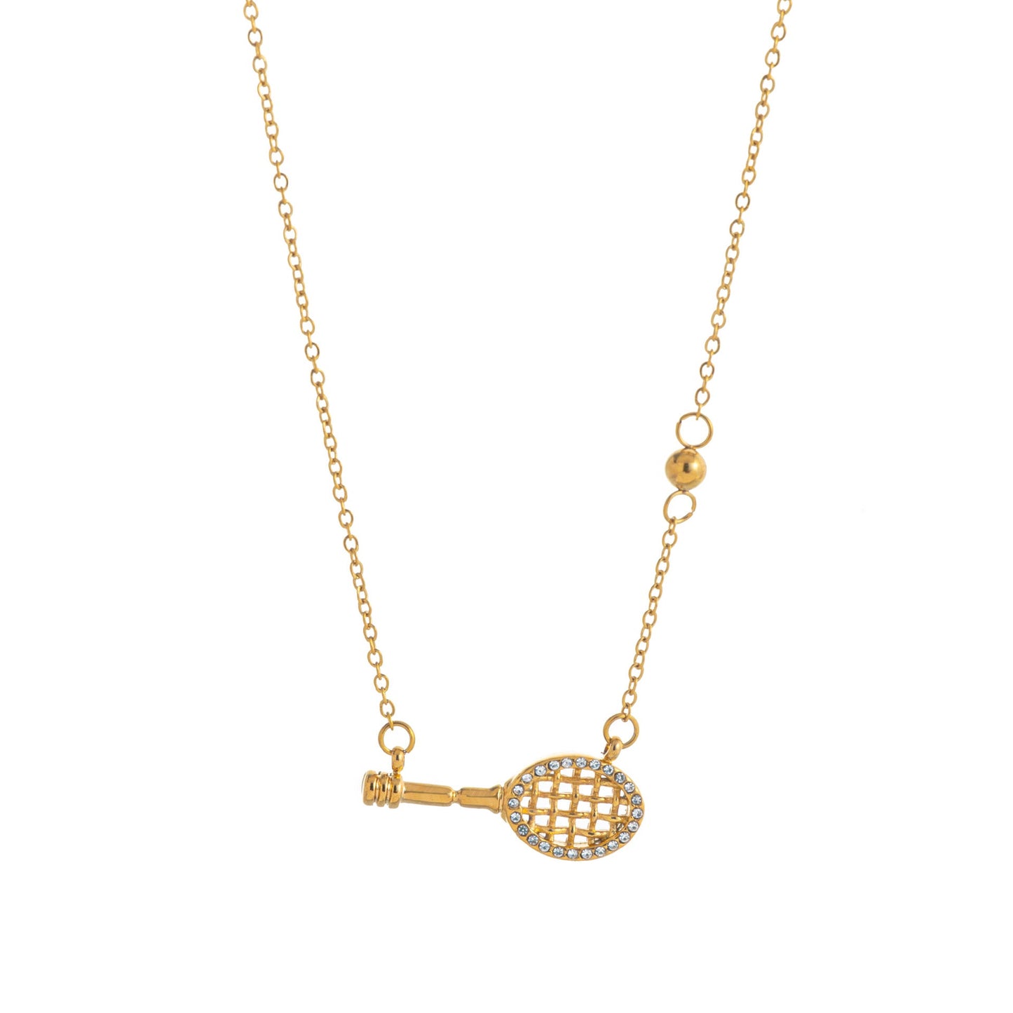 Ellanore Pavé Tennis Necklace