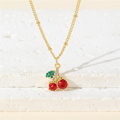Jalyssa Enamel Fruit Necklace