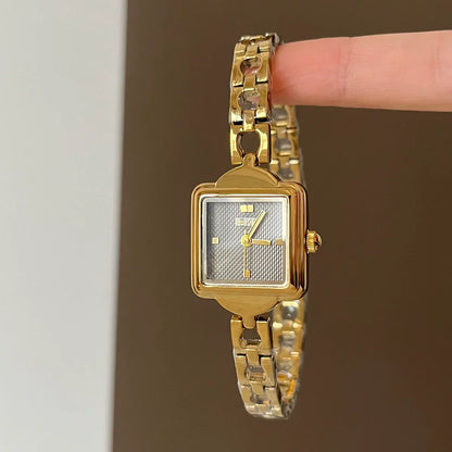Square Dial Chain Bracelet Watch