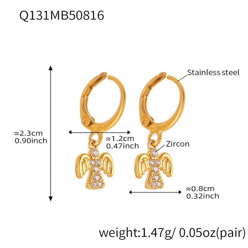 Draya Zircon Stud Earrings