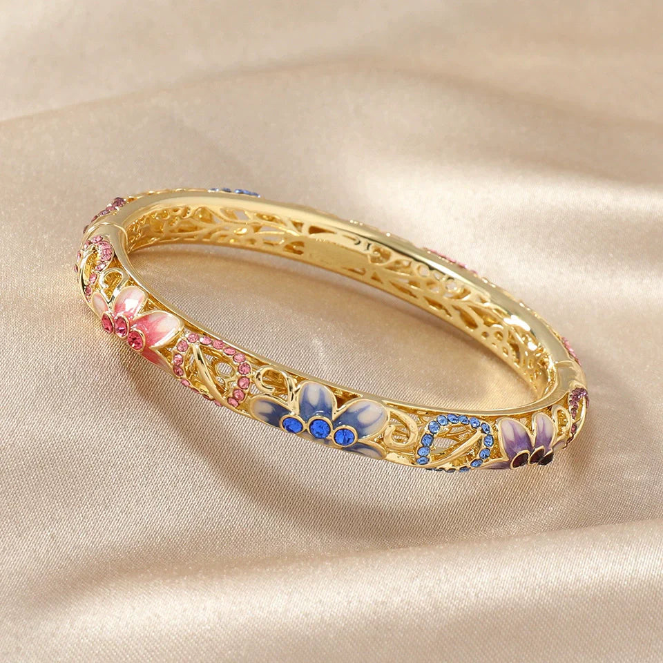 Elara Enamel Bangle