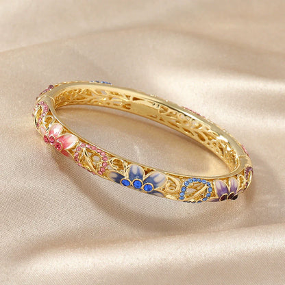 Elara Enamel Bangle