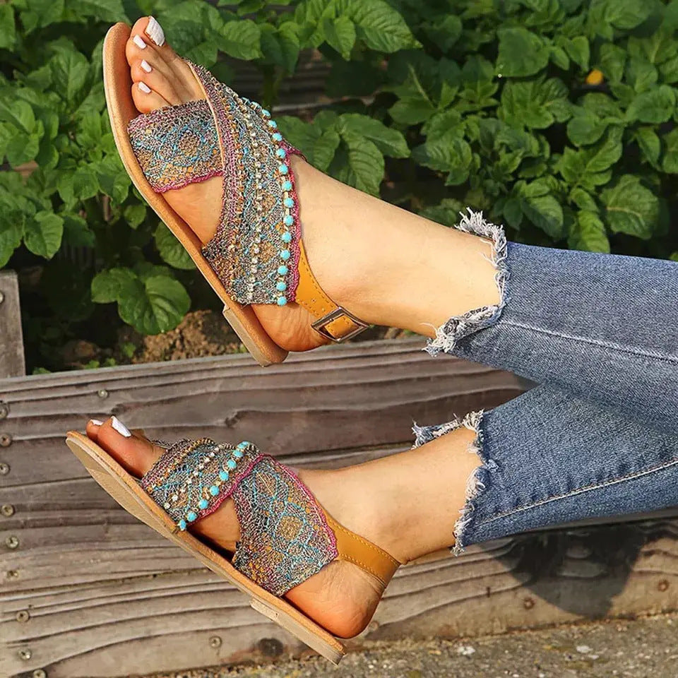 Vintage Inspired Orthopedic Sandals