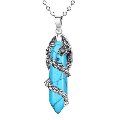 Celestial Dragonfang Crystal Necklace